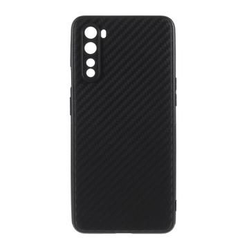 Coque OnePlus Nord en TPU Twill Texture - Noire