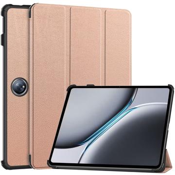 Étui à Rabat Smart OnePlus Pad 2 - Série Tri-Fold - Rose Doré