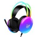 Casque de jeu filaire Onikuma X25 RGB - Noir