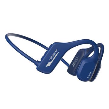 Casque d\'écoute à conduction osseuse Openear X2 IP68 étanche avec mémoire MP3 de 8 Go - Bleu