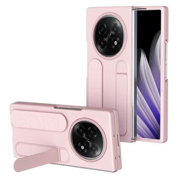 Coque Hybride Oppo Find N5 avec Bracelet et Kickstand - Rose