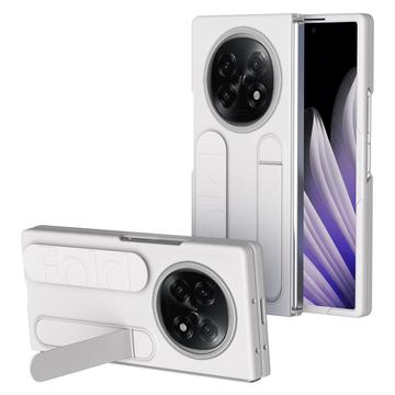 Coque Hybride Oppo Find N5 avec Bracelet et Kickstand - Blanche