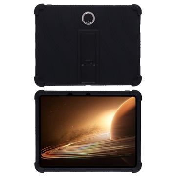 Étui Oppo Pad 2 en silicone avec béquille - Noir