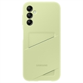 Coque Samsung Galaxy A14 Card Slot Cover EF-OA146TGEGWW - Citron Vert