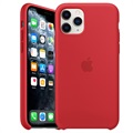 Coque en Silicone Apple pour iPhone 11 Pro MWYH2ZM/A - Rouge