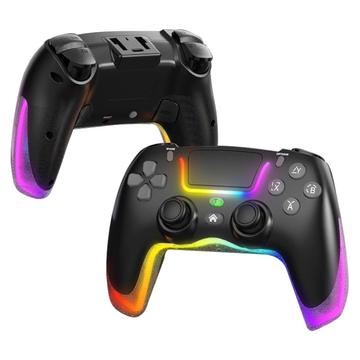 P07 Dazzle Lighting Wireless Bluetooth Controller pour PS4/Android/iOS/Switch/PC