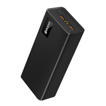 Batterie externe PSOOO M16 30000mAh - Charge rapide 65W pour ordinateur portable et mobile - Noir