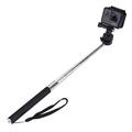 PULUZ PU55 Bâton télescopique pour GoPro et DJI Action Cameras - 20-97cm