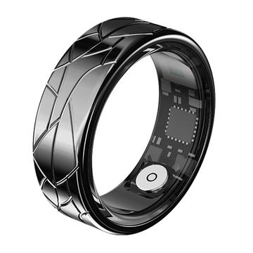 PX02 Crack Design Smart Ring multifonction avec contrôle photo - Taille : 19mm