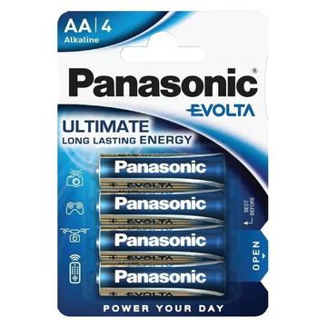 Piles alcalines Panasonic Evolta LR6/AA