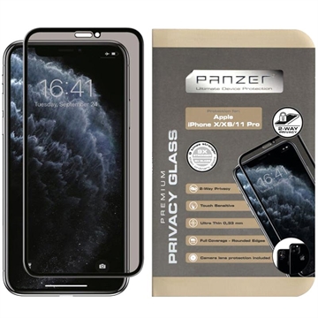 Protecteur d\'Écran iPhone 11 Pro/XS Panzer Premium Full-Fit Privacy