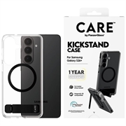 Coque Samsung Galaxy S26+ PanzerGlass Care Kickstand - Compatible MagSafe - Claire / Noire