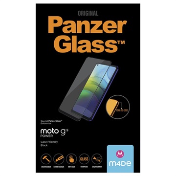 Protecteur d\'Écran Motorola Moto G9 Power PanzerGlass Case Friendly - Noir