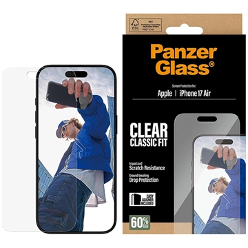 Protection d\'écran iPhone Air PanzerGlass Classic Fit EasyAligner - 9H