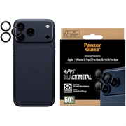 Protection de l'objectif de l'appareil photo iPhone 17 Pro/17 Pro Max/16 Pro/16 Pro Max PanzerGlass Hoops - Noir