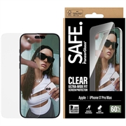 Protecteur d'écran en verre trempé iPhone 17 Pro Max PanzerGlass Safe Ultra-Wide Fit - 9H - Clair