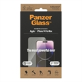 Protecteur d'Écran iPhone 14 Pro Max PanzerGlass Ultra-Wide Fit EasyAligner - Bord Noir