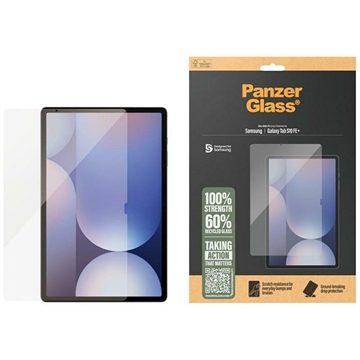 Protecteur d\'Écran Samsung Galaxy Tab S10 FE+ PanzerGlass Ultra-Wide Fit - Transparent
