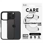 Coque iPhone 16 Pro PanzerGlass Care Urban Combat - Noire / Transparente
