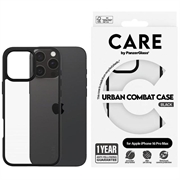 Coque iPhone 16 Pro Max PanzerGlass Care Urban Combat - Noire / Transparente