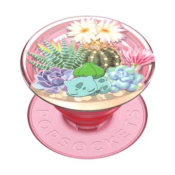 Support & Poignée Extensible PopSockets Disney - Bulbasaur Terrarium