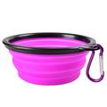 Gamelle pliante portable en TPE - 350ml - Violet