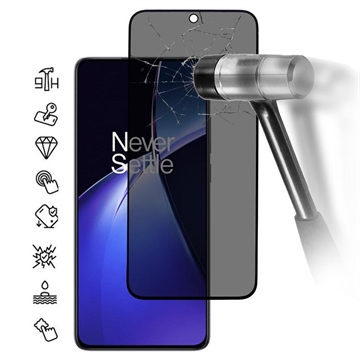 Protecteur d\'Écran OnePlus Nord CE5 en Verre Trempé Privacy Full Cover - Bord Noir