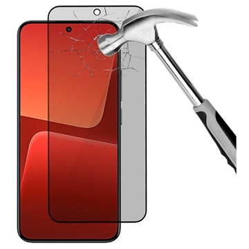 Protecteur d\'Écran Xiaomi 13T/13T Pro en Verre Trempé Privacy Full Cover - Bord Noir