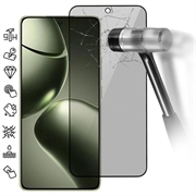 Protecteur d'Écran Xiaomi 14T/14T Pro en Verre Trempé Privacy Full Cover - Bord Noir