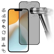 Protecteur d'Écran iPhone 16e en Verre Trempé Privacy Full Cover - Bord Noir