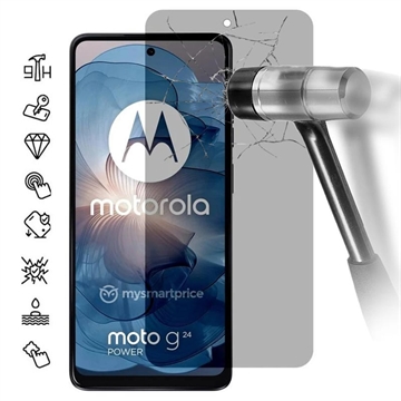 Protecteur d’Écran Motorola Moto G04/G24 en Verre Trempé Privacy