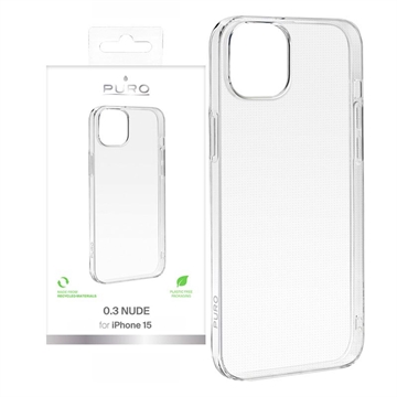 Coque TPU iPhone 15 Puro 0.3 Nude - Transparente