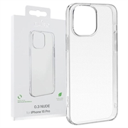 Coque TPU iPhone 15 Pro Puro 0.3 Nude - Transparente