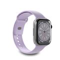 Bracelet en Silicone Puro Icon Apple Watch Séries Ultra 2/Ultra/10/9/8/SE (2022)/7/SE/6/5/4/3/2/1 - 49mm/46mm/45mm/44mm/42mm - Lavande