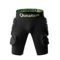 Pantalon de protection avancé unisexe 3D pour les hanches Qunature Ski avec coussinets de protection en EVA - L - Noir