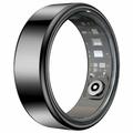 R99 Bague intelligente Fitness & Wellness avec étui de recharge - Taille : 11/20.7mm - Noir