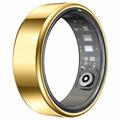 R99 Bague intelligente Fitness & Wellness avec boîtier de recharge - Taille : 11/20.7mm - Or