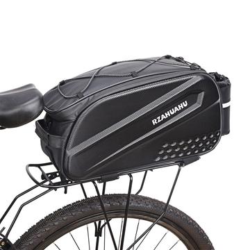 RZAHUAHU YA367 Sacoche pour porte-bagages de vélo Sacoche à coque dure de grande capacité avec pochette pour bouteille d\'eau pour siège arrière de vélo