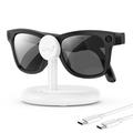 Support de chargement Ray-Ban Meta Wayfarer/Skyler/Headliner/Oakley HSTN - Blanc