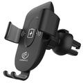 Chargeur de voiture sans fil / Support de voiture Rebeltec C25 15W - Noir