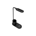 Rebeltec W600 Lampe LED / Chargeur sans fil - 10W - Noir