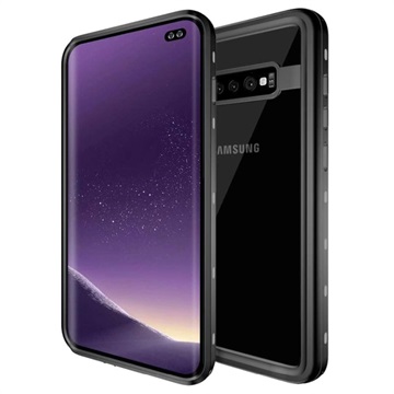 Coque Samsung Galaxy S10+ Étanche Redpepper IP68 - Noir / Transparent