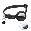 Collier réfléchissant avec cloche, étui en silicone et film de protection pour AirTag 1/2