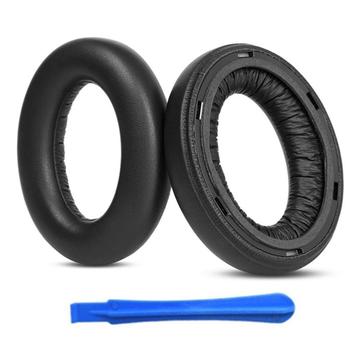 Oreillettes de remplacement pour Sennheiser Momentum 4 - avec outil d\'installation - Noir