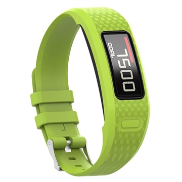 Bracelet en Silicone de Rechange Garmin Vivofit 1/2 avec Cadre Intégré - Vert clair