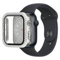 Coque Apple Watch Series 9/8/7 en Décorative Strass avec Protecteur d'écran - 41mm