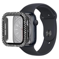 Coque Apple Watch Series 9/8/7 en Décorative Strass avec Protecteur d'écran - 45mm