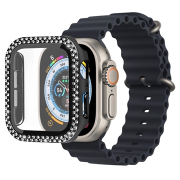 Coque Apple Watch Ultra/Ultra 2 en Décorative Strass avec Protecteur d\'écran - 49mm