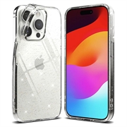 Coque iPhone 15 Pro en TPU Ringke Air Glitter - Transparente