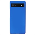 Coque Google Pixel 6a en Plastique Caoutchouté - Bleue